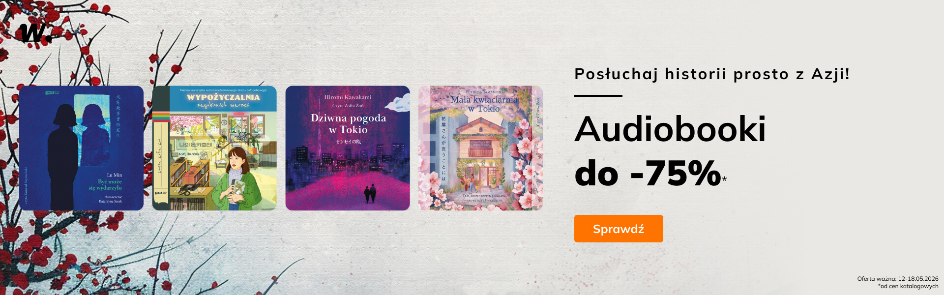 Grafika prowadzi do promocji: Znak. Literatura azjatycka do -75%!
