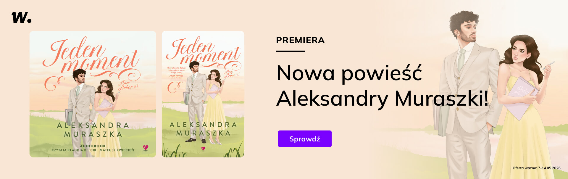 Grafika prowadzi do promocji: Jeden moment - premiera