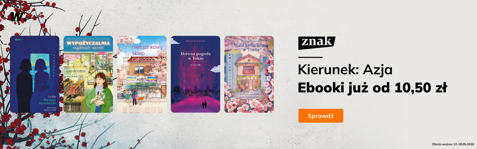 Grafika prowadzi do promocji: Azjatyckie ebooki od Wydawnictwa Znak
