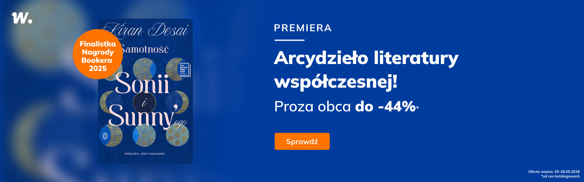 Grafika prowadzi do promocji: Samotność Sonii i Sunny'ego - premiera