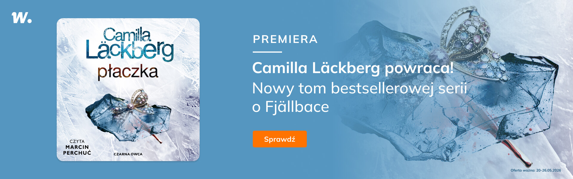 Grafika prowadzi do promocji: Premiera audiobooka "Płaczka"