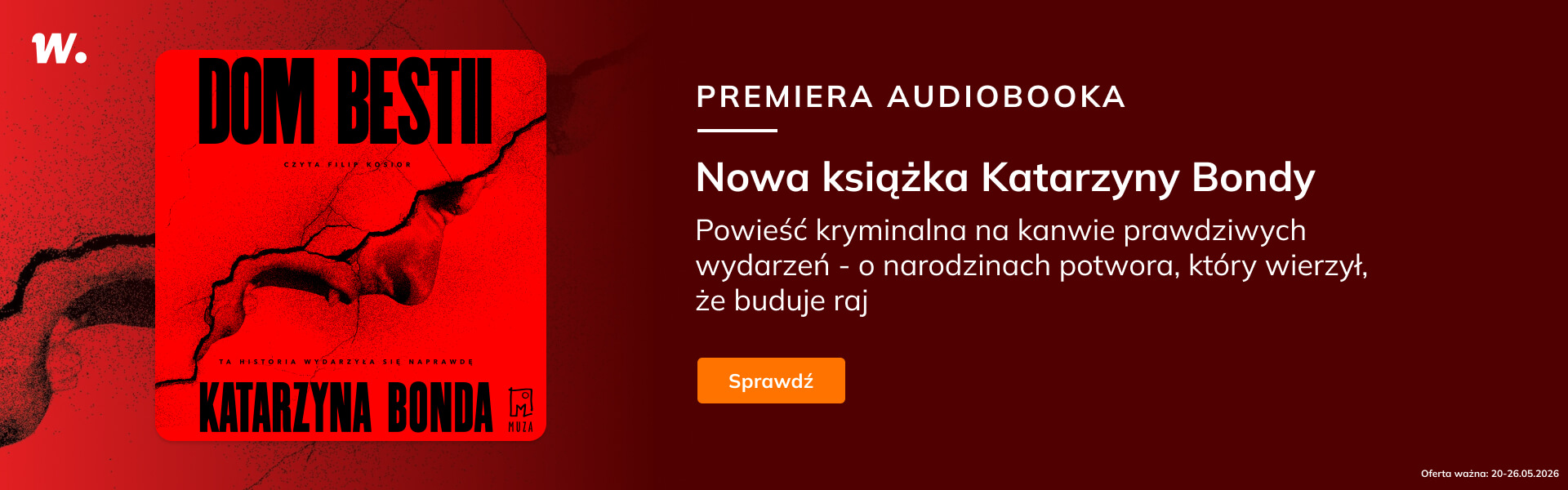 Grafika prowadzi do promocji: Premiera audiobooka "Dom bestii"