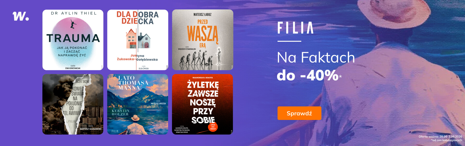 Grafika prowadzi do promocji: Filia. Literatura faktu do -40%