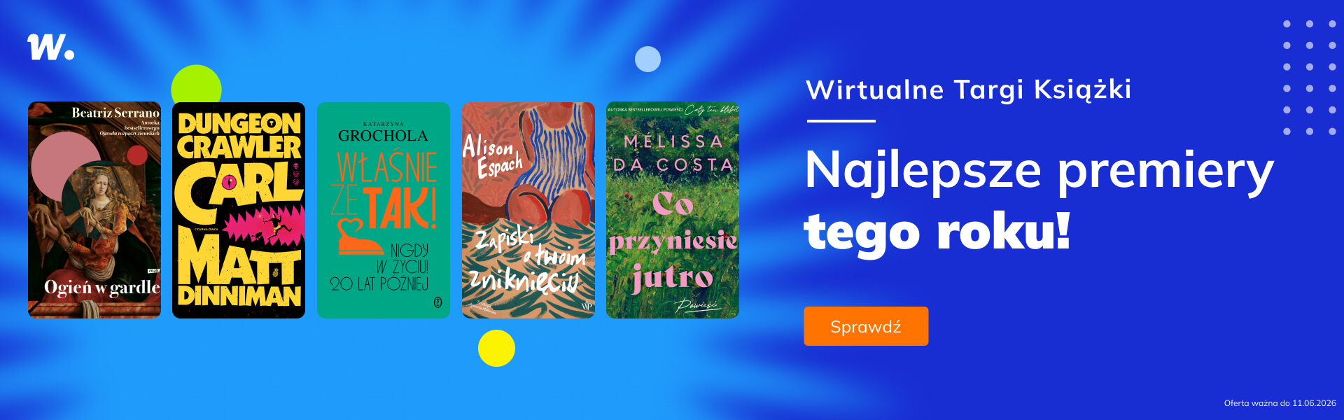Grafika prowadzi do promocji: Wirtualne Targi Ebookow: Premiery 2026
