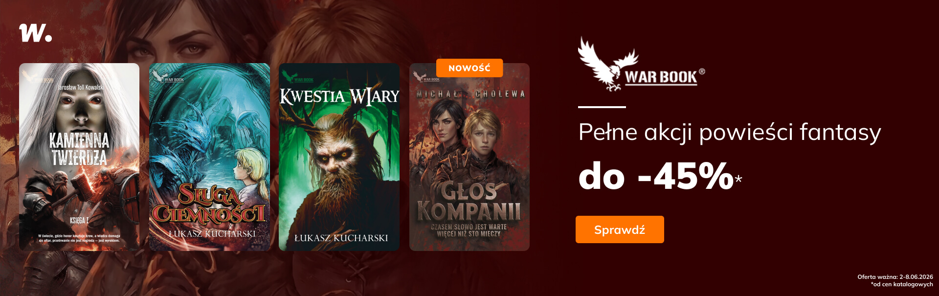 Grafika prowadzi do promocji: Fantasy od Warbooka do -45%