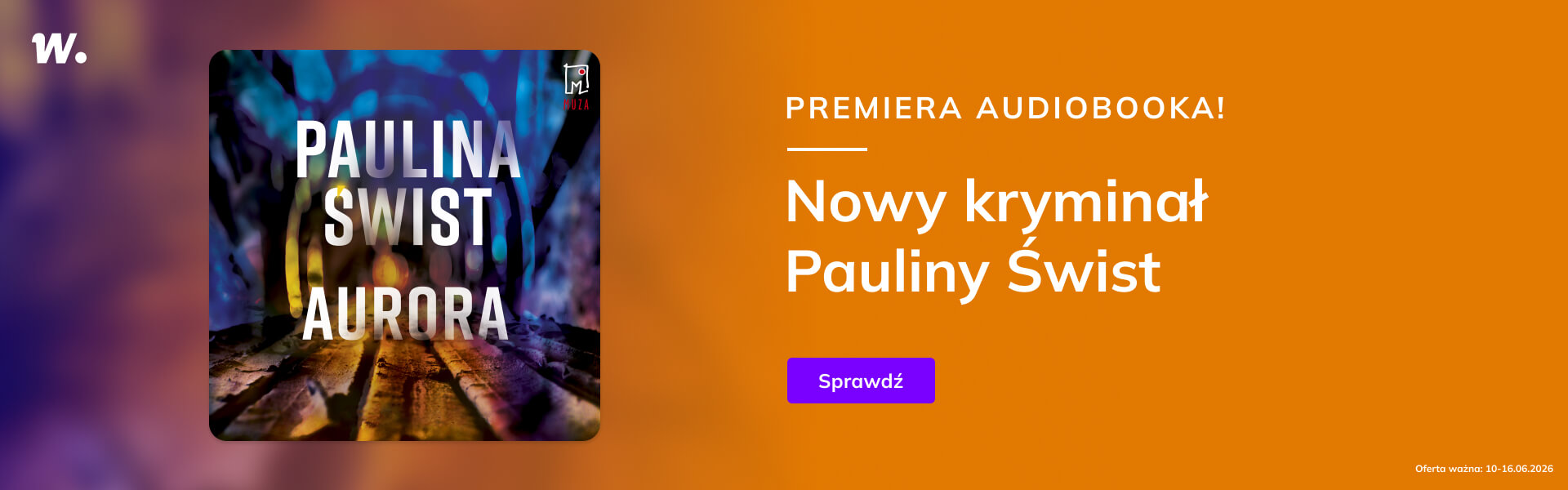 Grafika prowadzi do promocji: Premiera audiobooka "Aurora"