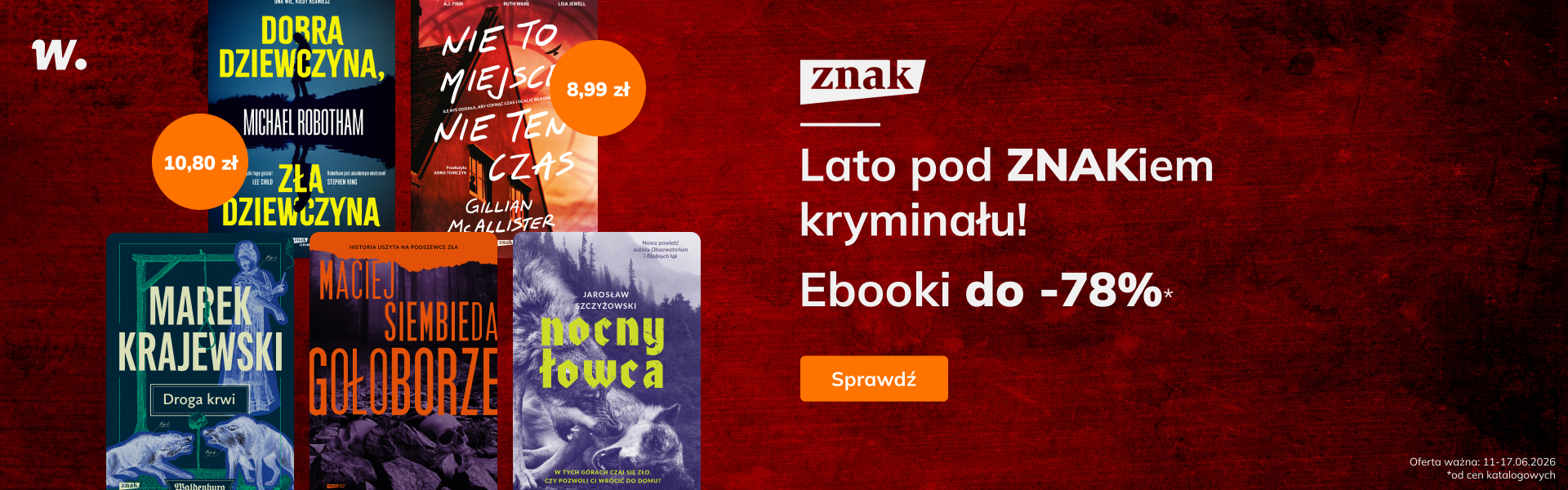 Grafika prowadzi do promocji: Lato pod znakiem kryminału!