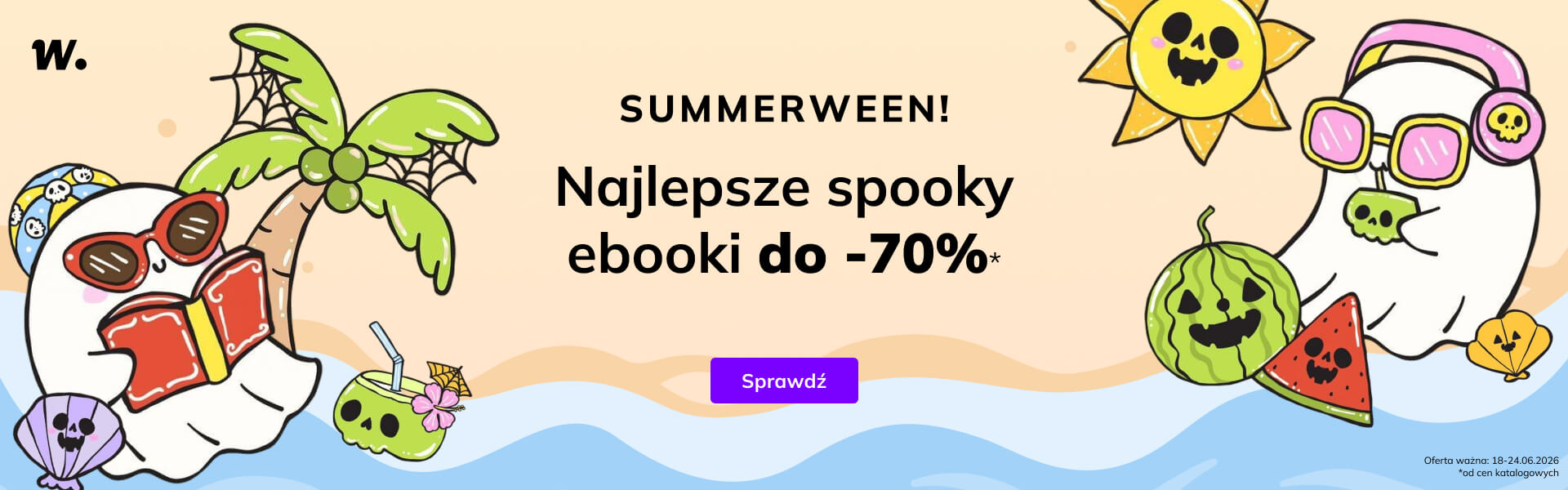 Grafika prowadzi do promocji: Spooky ebooki na Summerween!