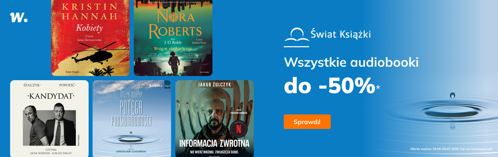 Grafika prowadzi do promocji: Świat Książki audiobooki do -50%