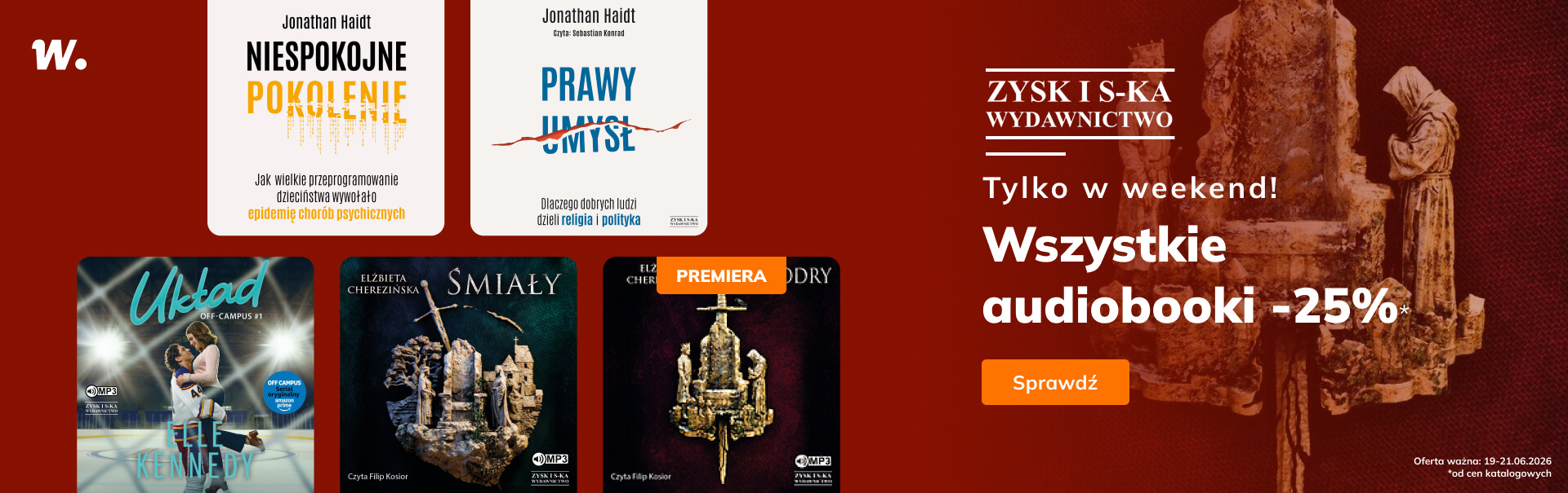 Grafika prowadzi do promocji: Zysk i S-ka Wydawnictwo. Cała oferta -25%*