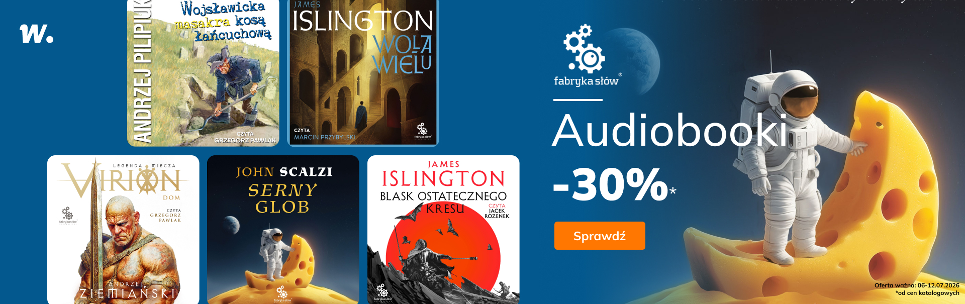 Grafika prowadzi do promocji: Fabryka Słów -30%