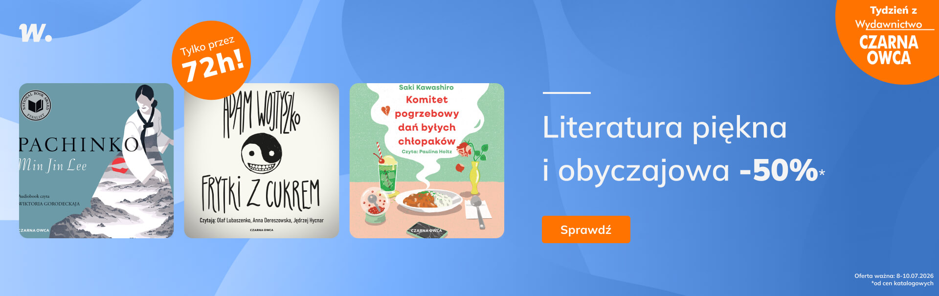 Grafika prowadzi do promocji: Czarna Owca. Literatura piękna i obyczajowa -50%*