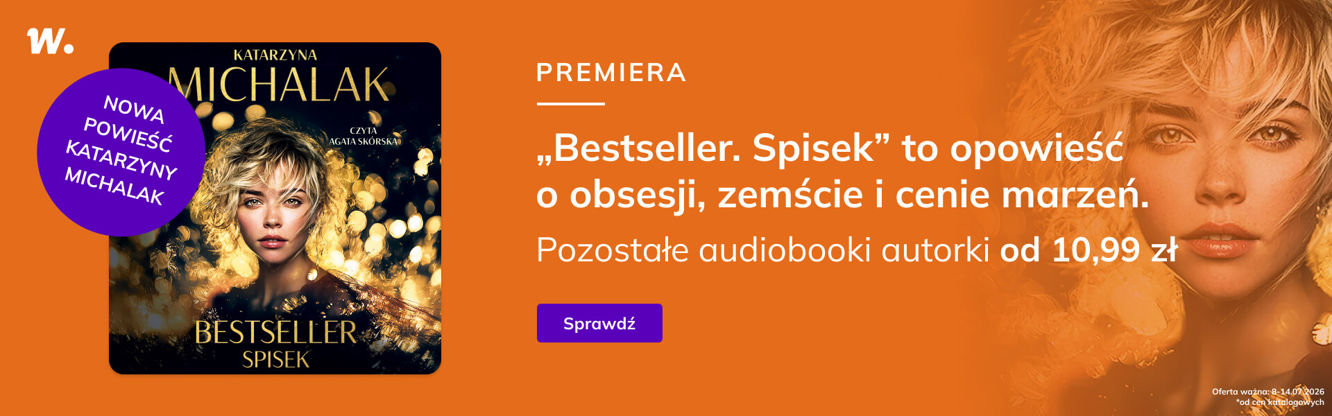 Grafika prowadzi do promocji: Premiera "Bestseller. Spisek"