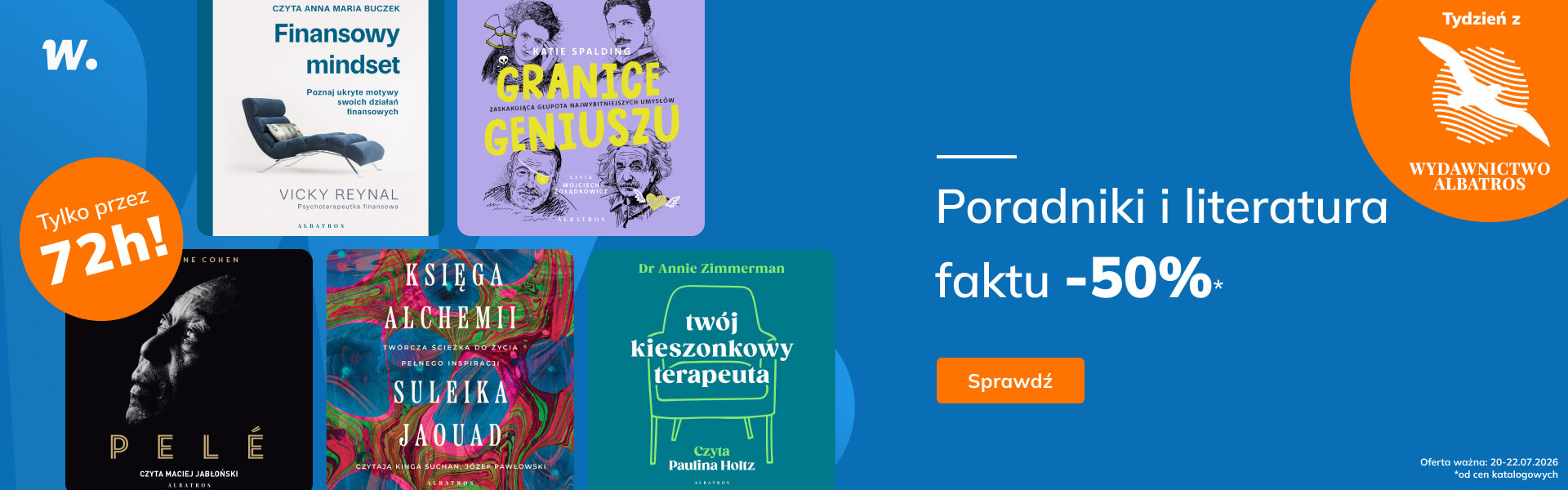 Grafika prowadzi do promocji: Albatros. Poradniki i literatura faktu -50%*