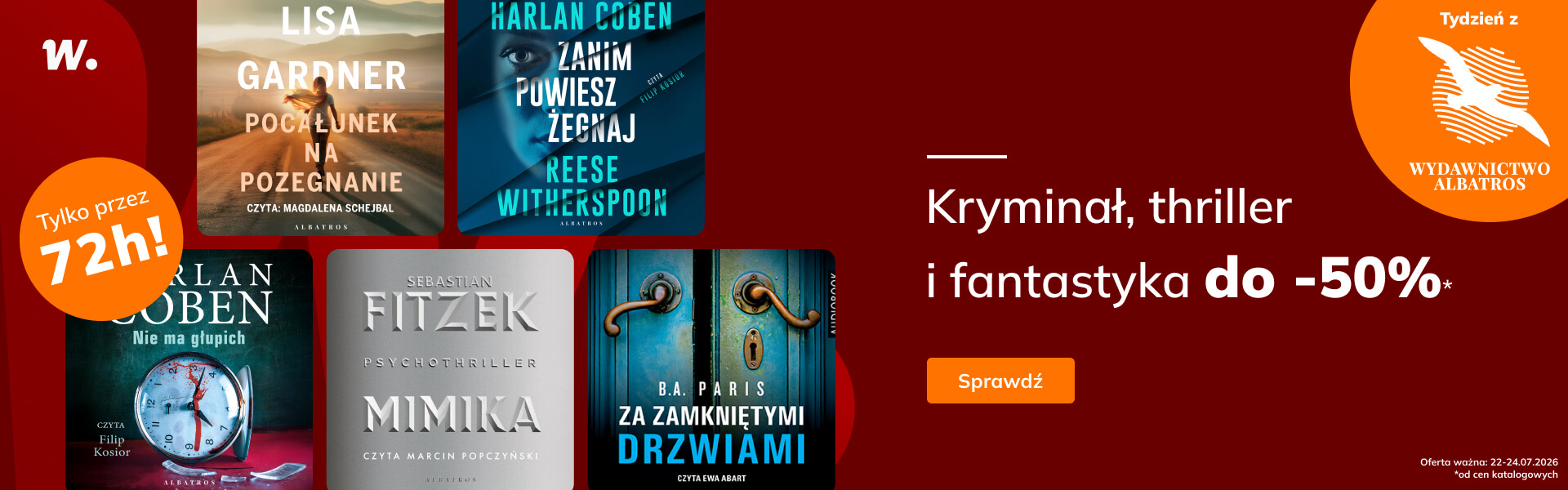 Grafika prowadzi do promocji: Albatros. Kryminał, thriller i fantastyka do -50%*