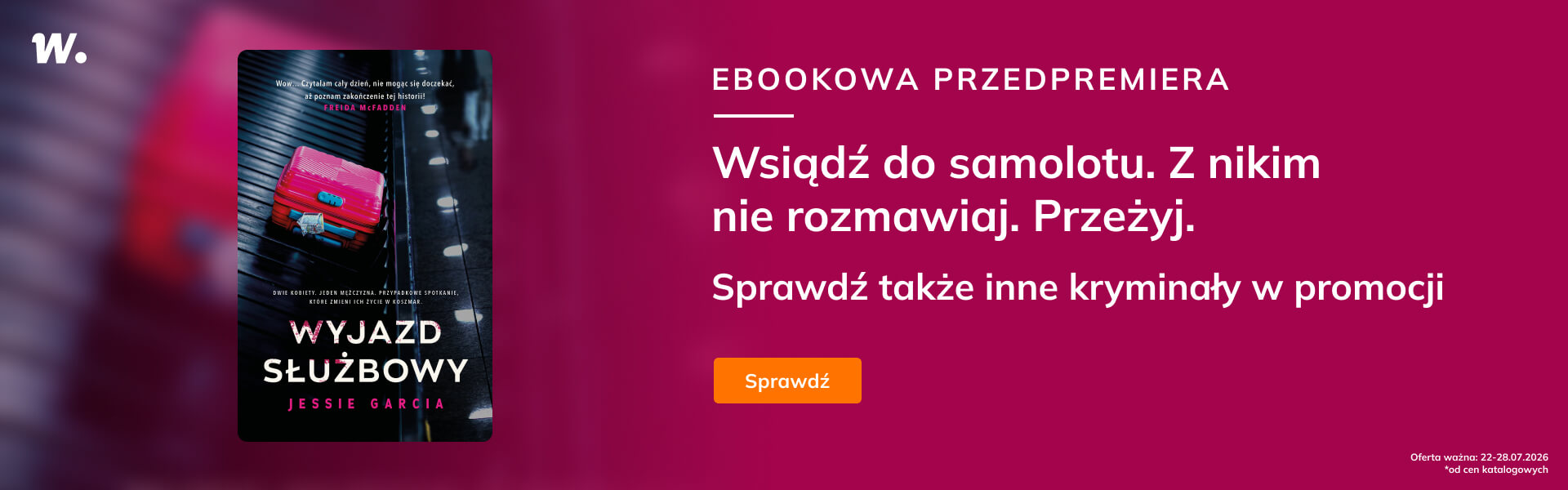 Grafika prowadzi do promocji: Wyjazd służbowy - ebookowa przedpremiera