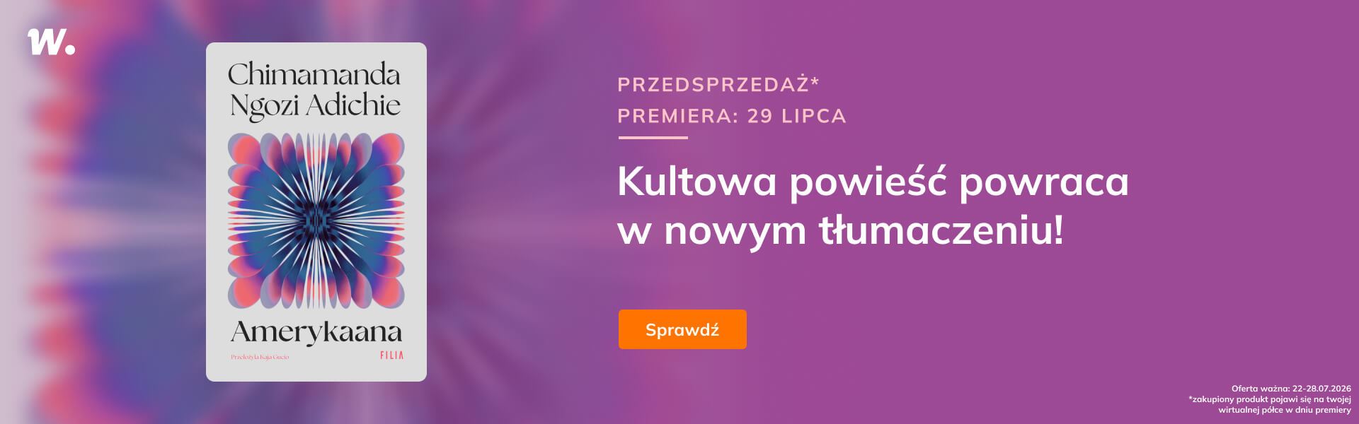 Grafika prowadzi do promocji: "Amerykaana" Chimamanda Ngozi Adichie - przedsprzedaż