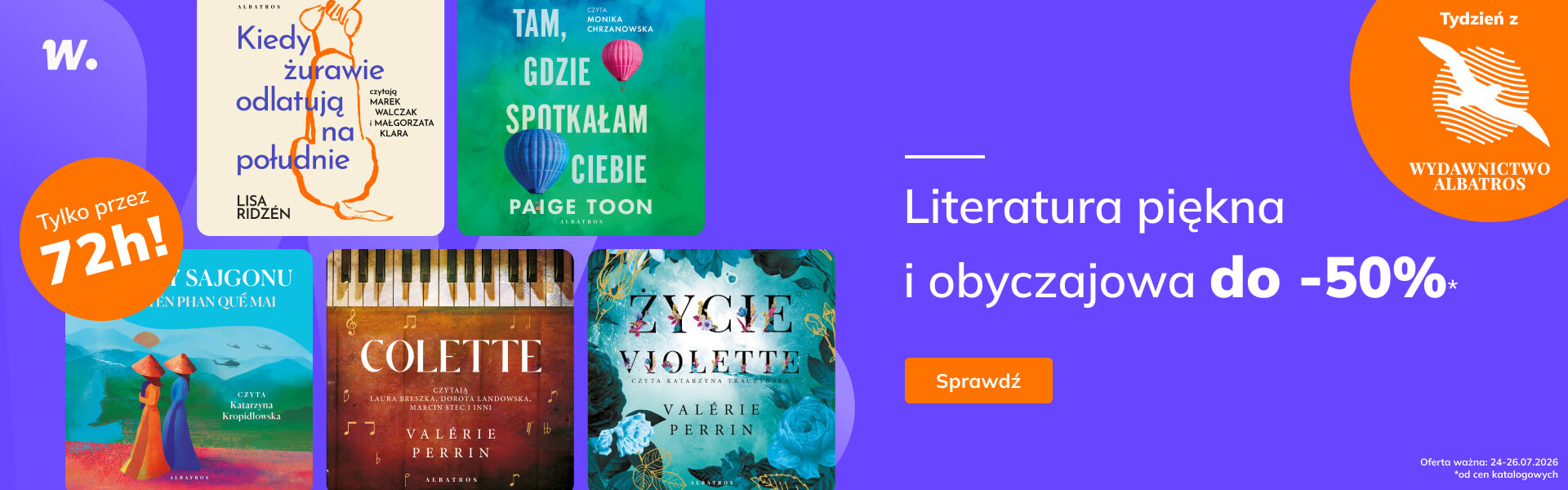 Grafika prowadzi do promocji: Albatros. Literatura piękna i obyczajowa do -50%*