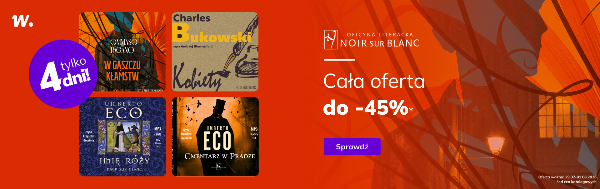 Grafika prowadzi do promocji: Noir Sur Blanc. Cała oferta do -45%!
