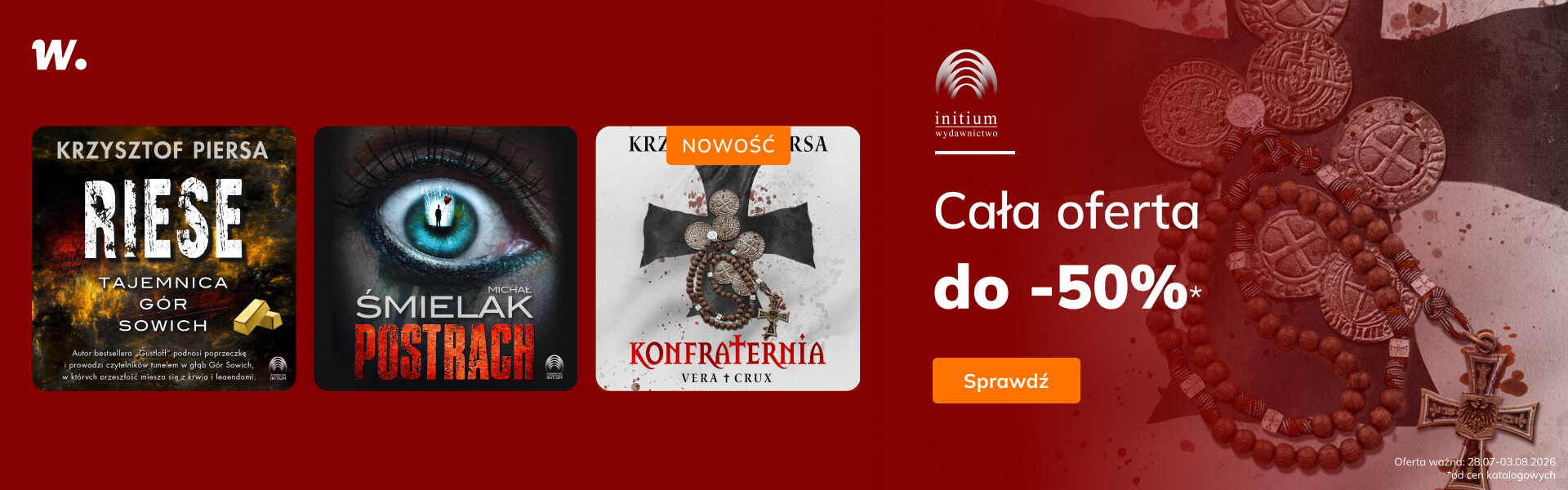 Grafika prowadzi do promocji: Initium. Cała oferta do -50%!
