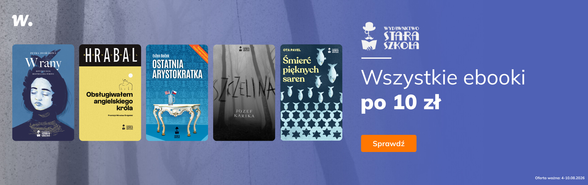 Grafika prowadzi do promocji: Stara Szkoła po 10 zł
