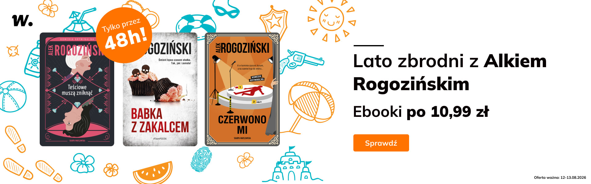 Grafika prowadzi do promocji: Lato zbrodni z Alkiem Rogozińskim