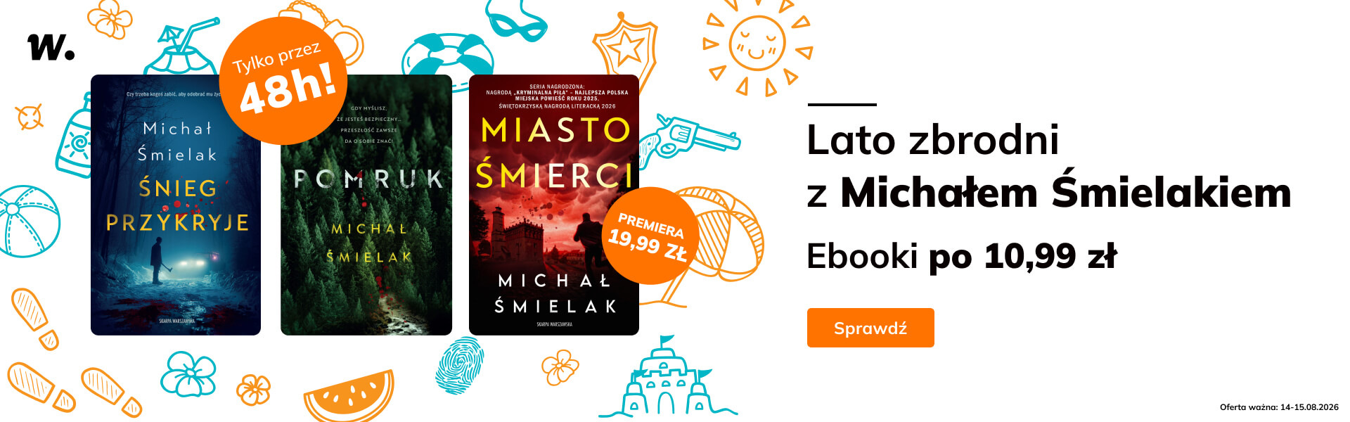 Grafika prowadzi do promocji: Lato zbrodni z Michałem Śmielakiem