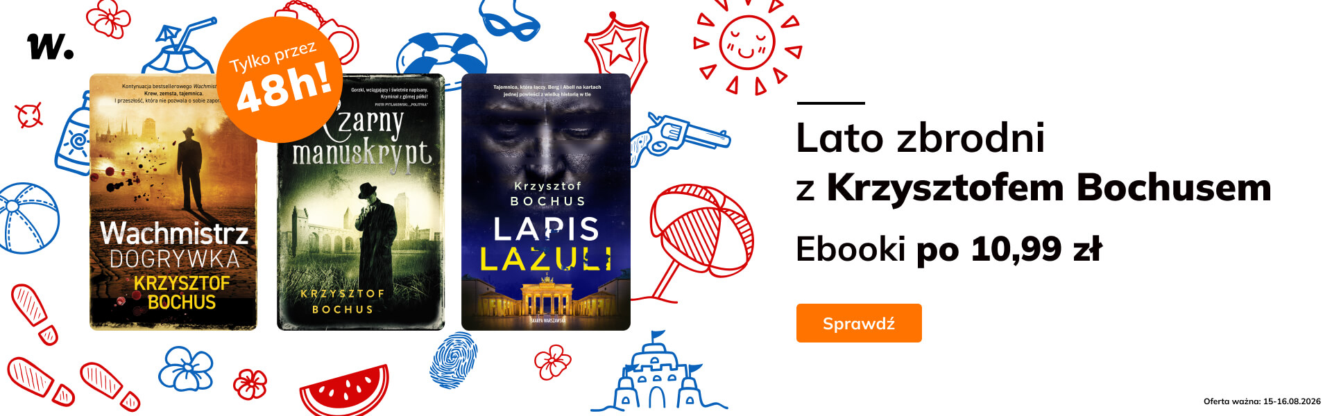 Grafika prowadzi do promocji: Lato zbrodni z Krzysztofem Bochusem