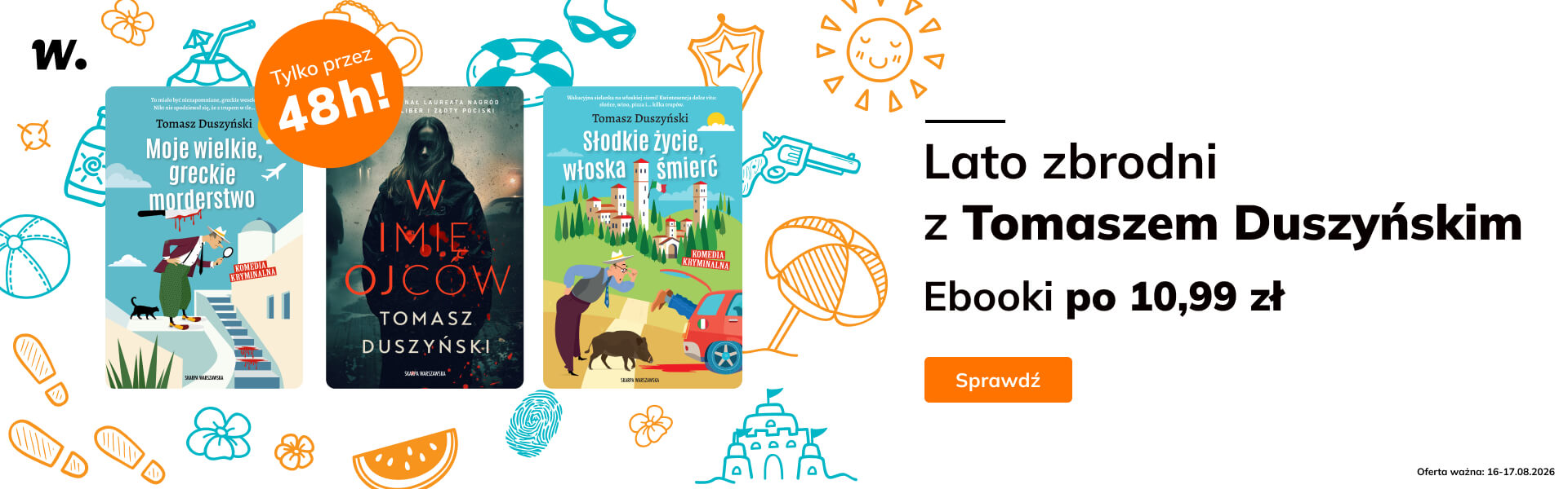 Grafika prowadzi do promocji: Lato zbrodni z Tomaszem Duszyńskim