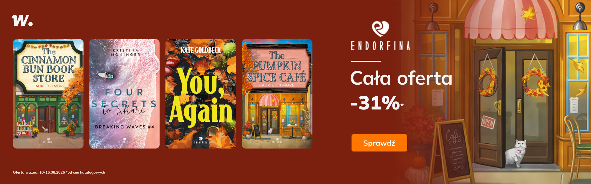Grafika prowadzi do promocji: Wydawnictwo Endorfina: cała oferta -31%