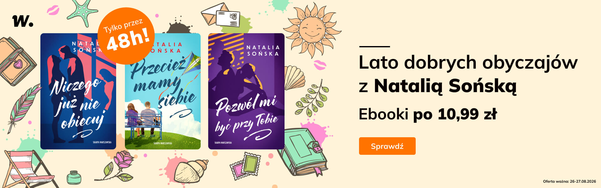 Grafika prowadzi do promocji: Lato dobrych obyczajów z Natalią Sońską