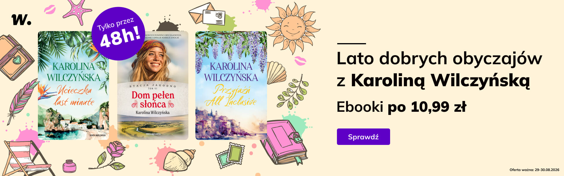 Grafika prowadzi do promocji: Lato dobrych obyczajów z Karoliną Wilczyńską