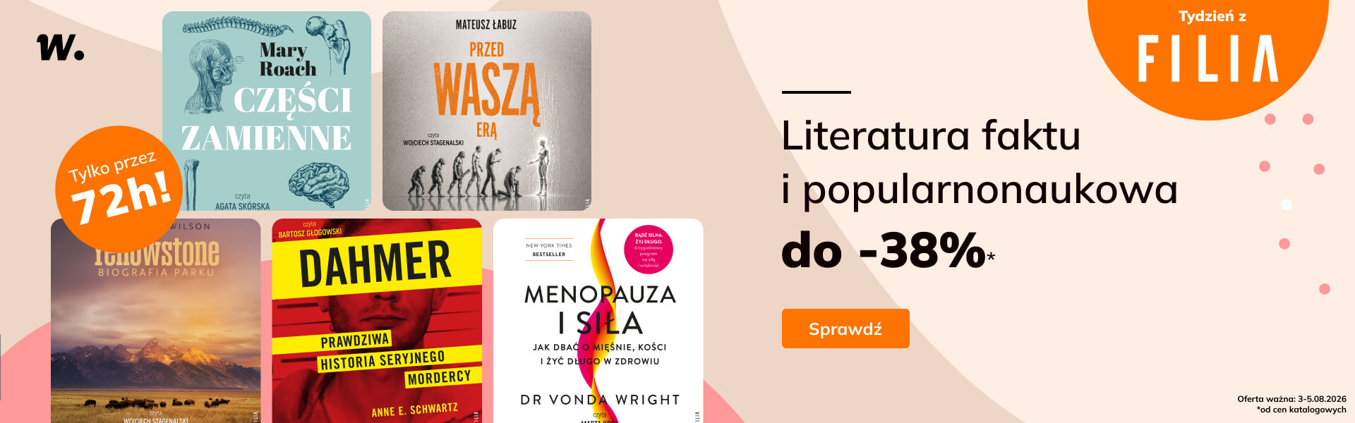 Grafika prowadzi do promocji: Filia. Literatura faktu i popularnonaukowa do -38%*