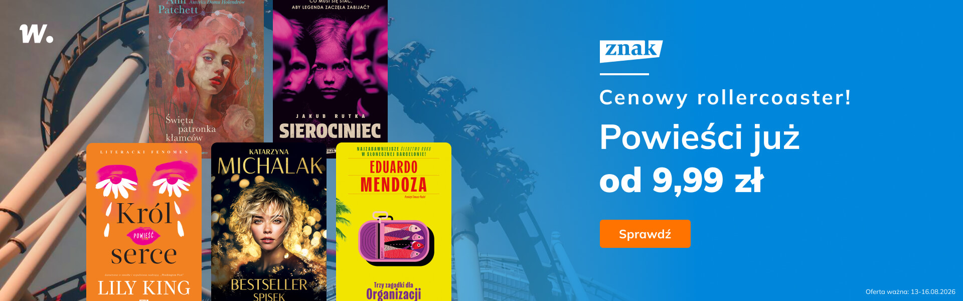 Grafika prowadzi do promocji: Cenowy reollercoaster- ebooki od 9,99 zł