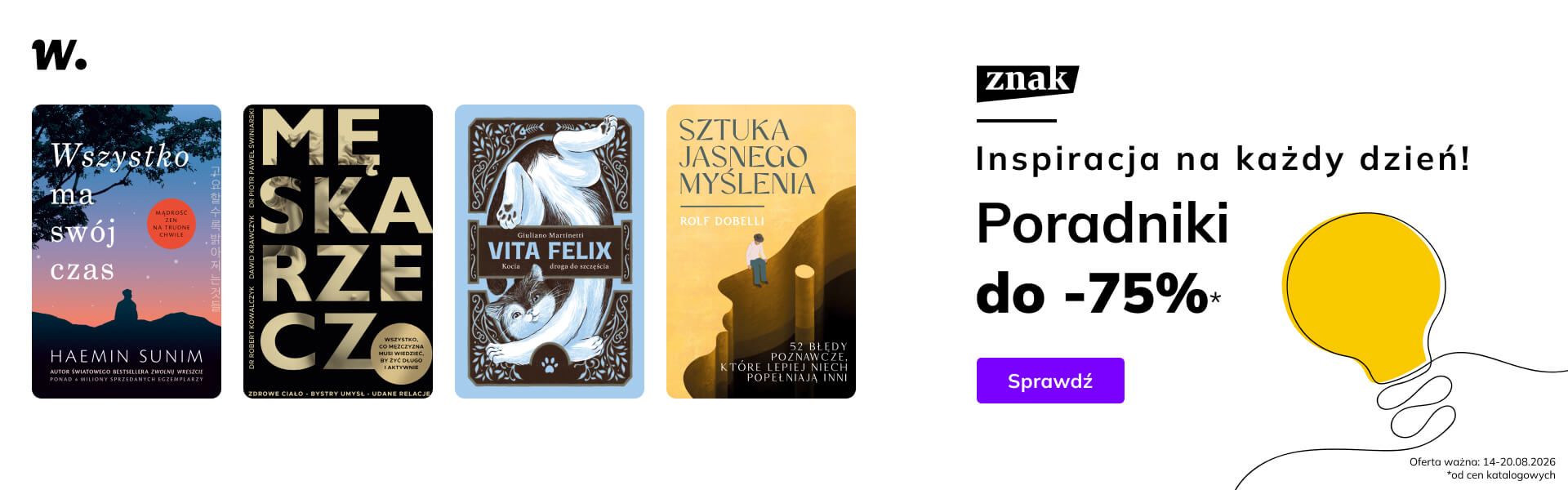 Grafika prowadzi do promocji: Inspiracja na każdy dzień - ebooki do -75%