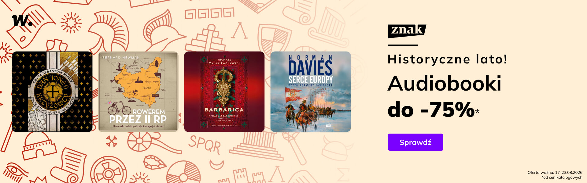 Grafika prowadzi do promocji: Najlepsze audiobooki historyczne