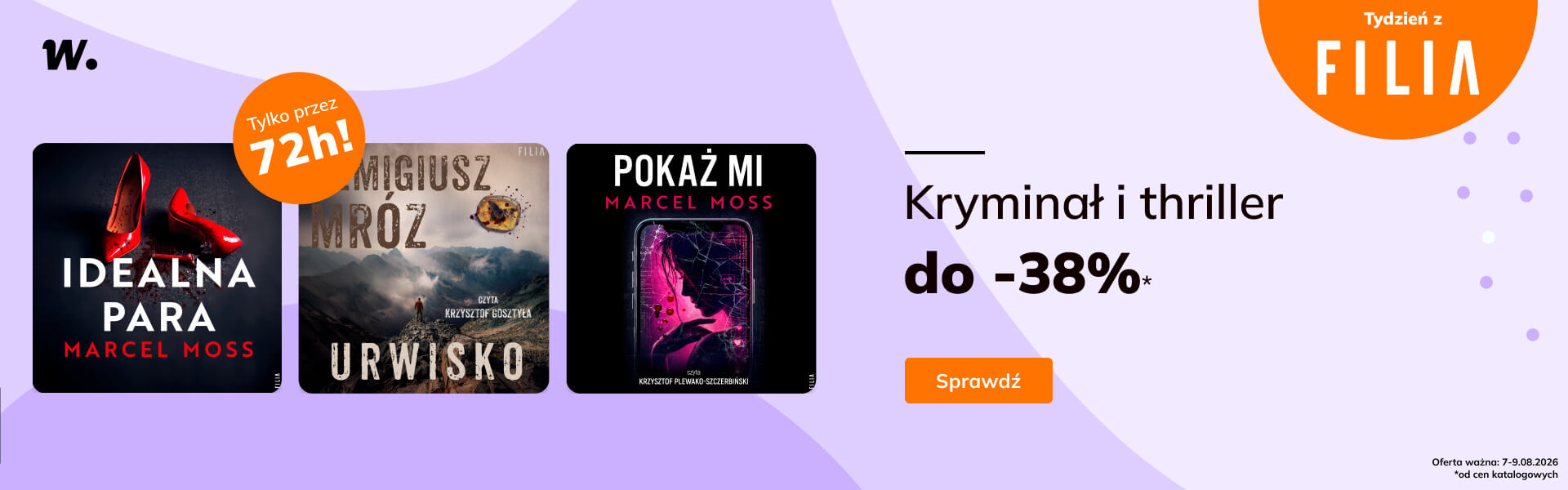 Grafika prowadzi do promocji: Filia. Kryminał i thriller do -38%