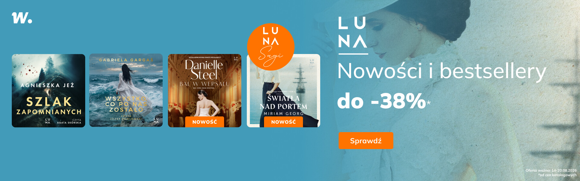 Grafika prowadzi do promocji: Luna. Cała oferta do -38%!