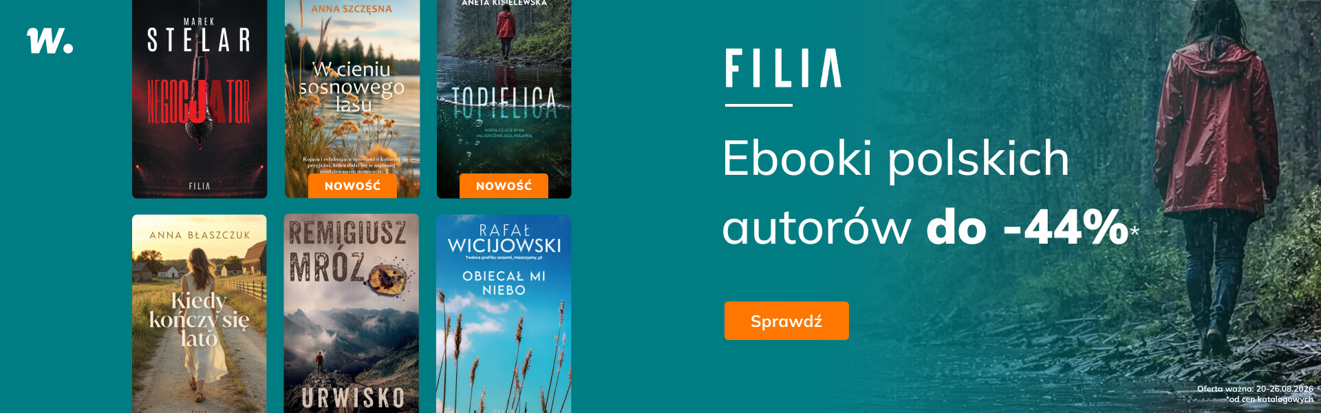 Grafika prowadzi do promocji: Filia: ebooki polskich autorów do -44%