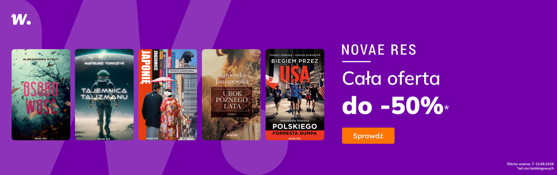 Grafika prowadzi do promocji: Novae Res: cała oferta do -50%