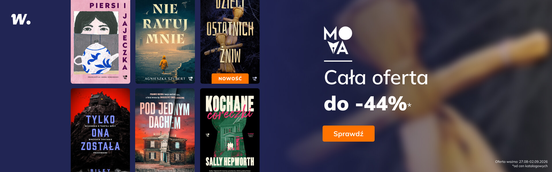 Grafika prowadzi do promocji: Wydawnictwo Mova: cała oferta do -44%