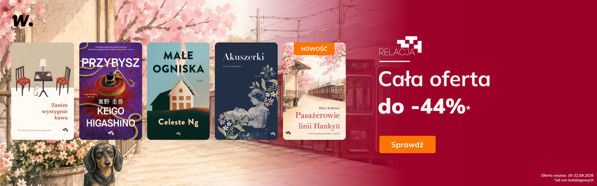 Grafika prowadzi do promocji: Grupa Wydawnicza Relacja: cała oferta do -44%