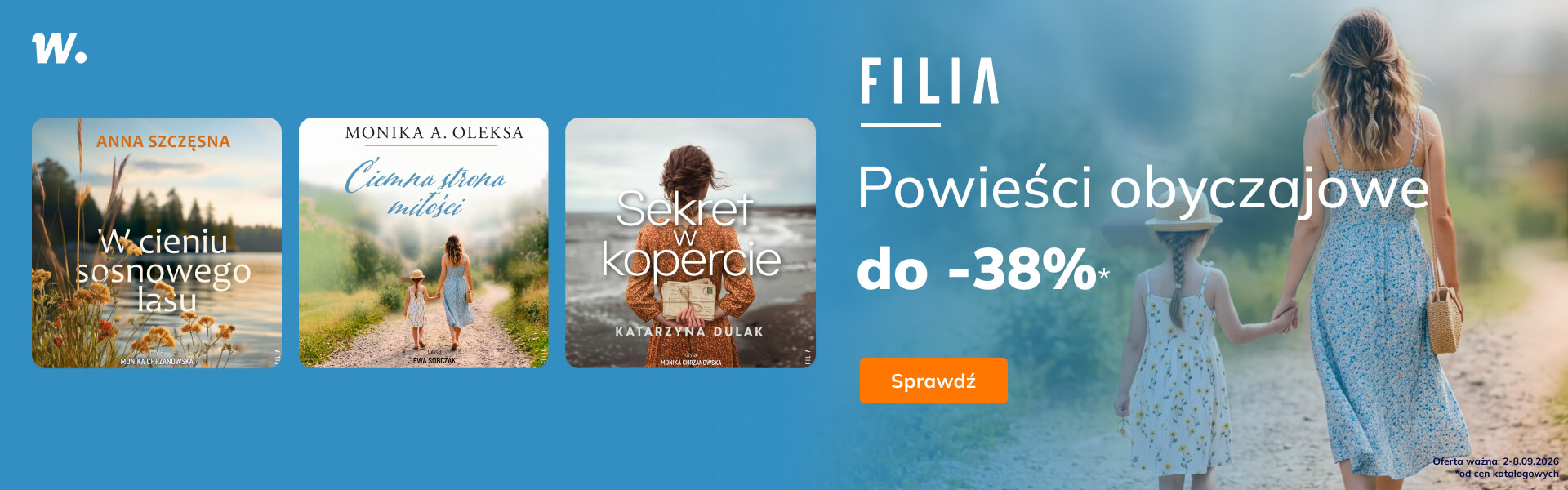 Grafika prowadzi do promocji: Filia. Powieści obyczajowe do -38%!