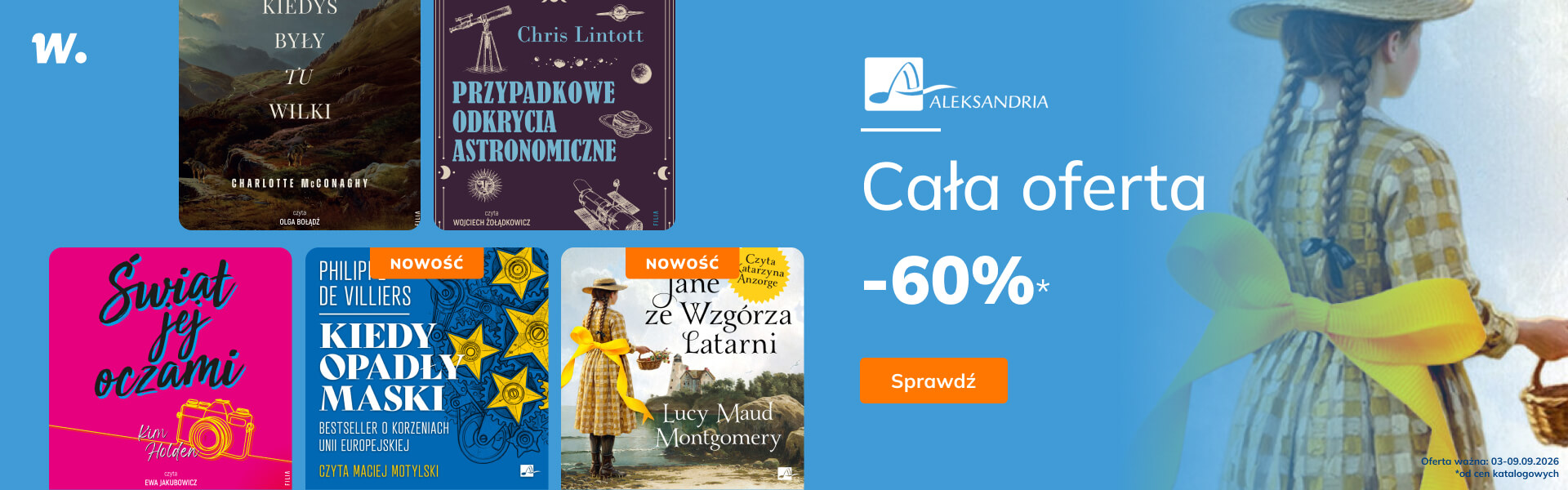 Grafika prowadzi do promocji: Aleksandria. Cała oferta -60%!