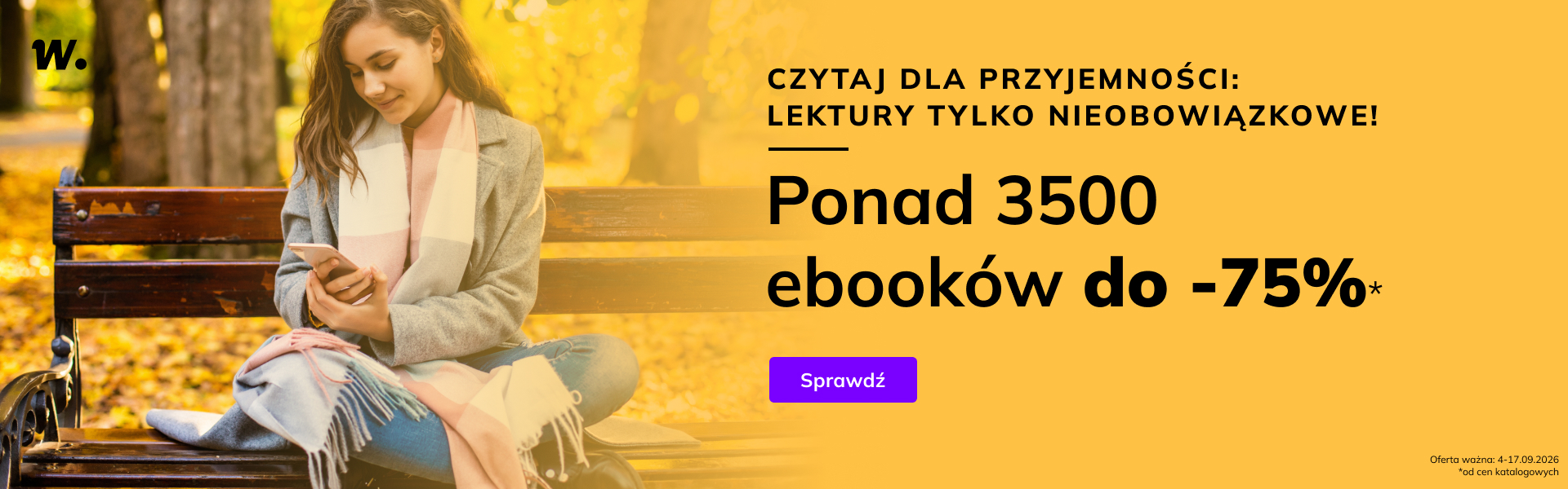 Grafika prowadzi do promocji: Lektury tylko nieobowiązkowe!