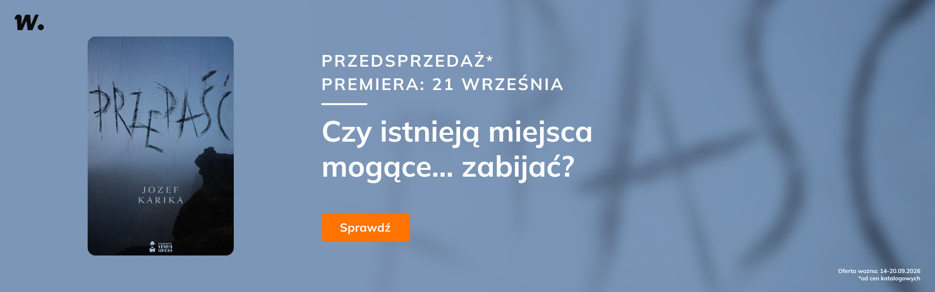 Grafika prowadzi do promocji: Przepaść - przedsprzedaż