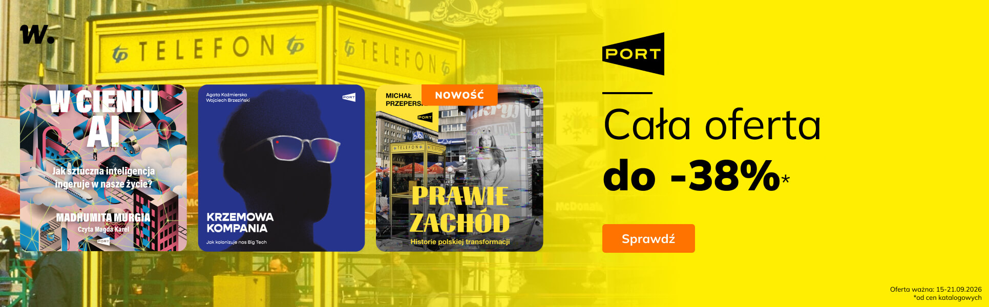 Grafika prowadzi do promocji: Port. Cala oferta do -38%