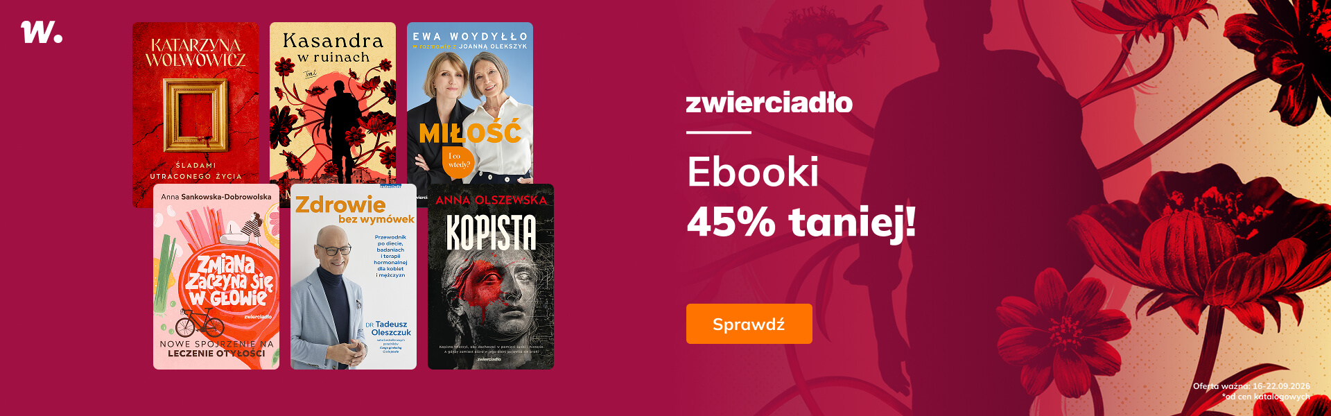 Grafika prowadzi do promocji: Zwierciadło -45%