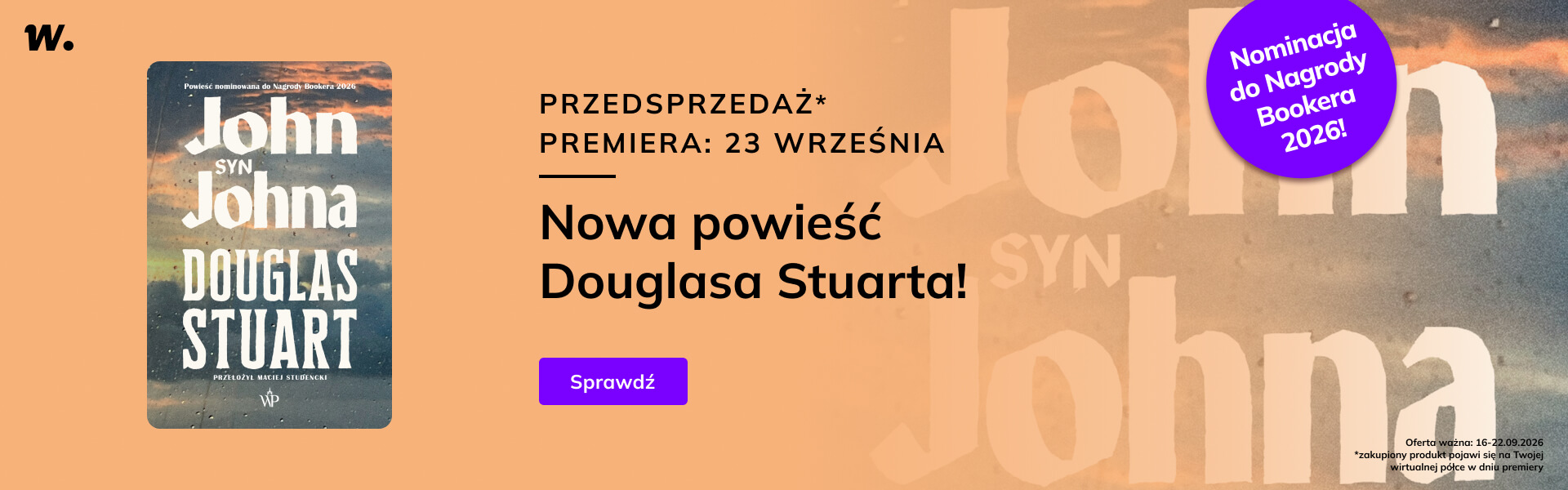 Grafika prowadzi do promocji: John, syn Johna - przedsprzedaż