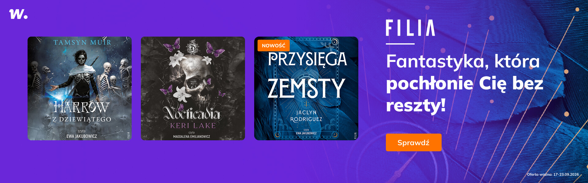 Grafika prowadzi do promocji: Filia. Fantastyka do -25%